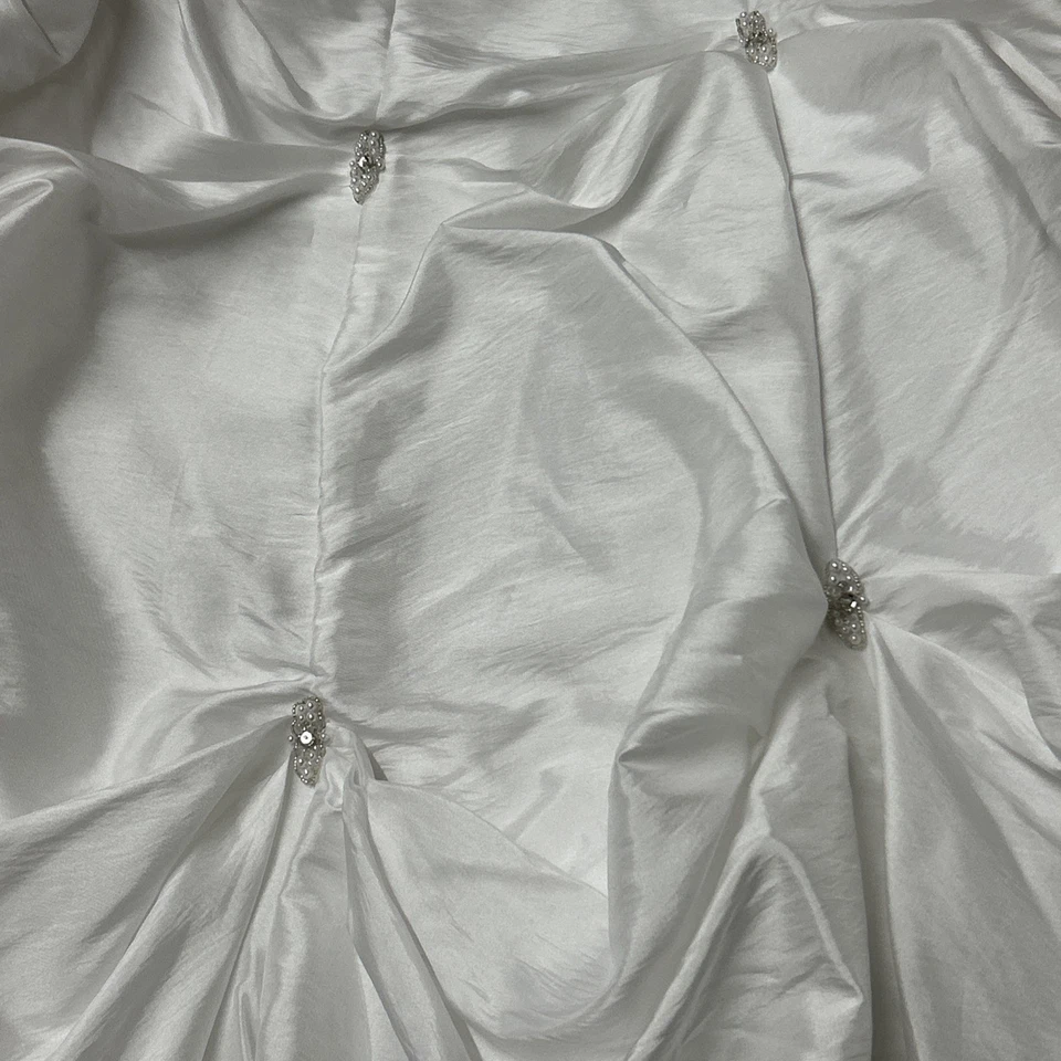 Vestido de novia sin tirantes David's Bridal Sweetheart talla 10 Pick Ups T9017 Foto 2 de 4