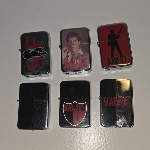 Scarface Movie Theme Collectible Lighters Lot of 6