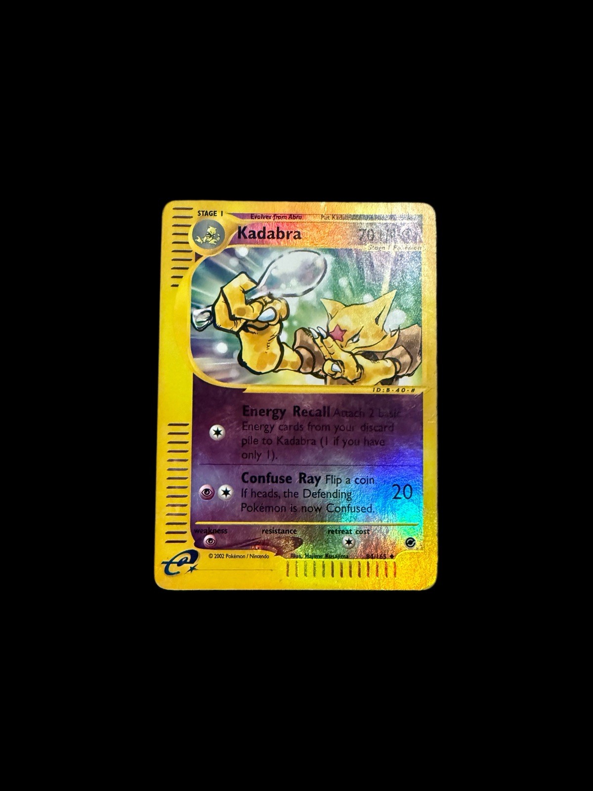 Kadabra - 84/165 - Pokemon Expedition Reverse Holo Rare Card Near Mint