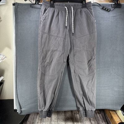 Ecko Unltd Pants Men's Small Gray Grey Joggers Drawstring Cuffed