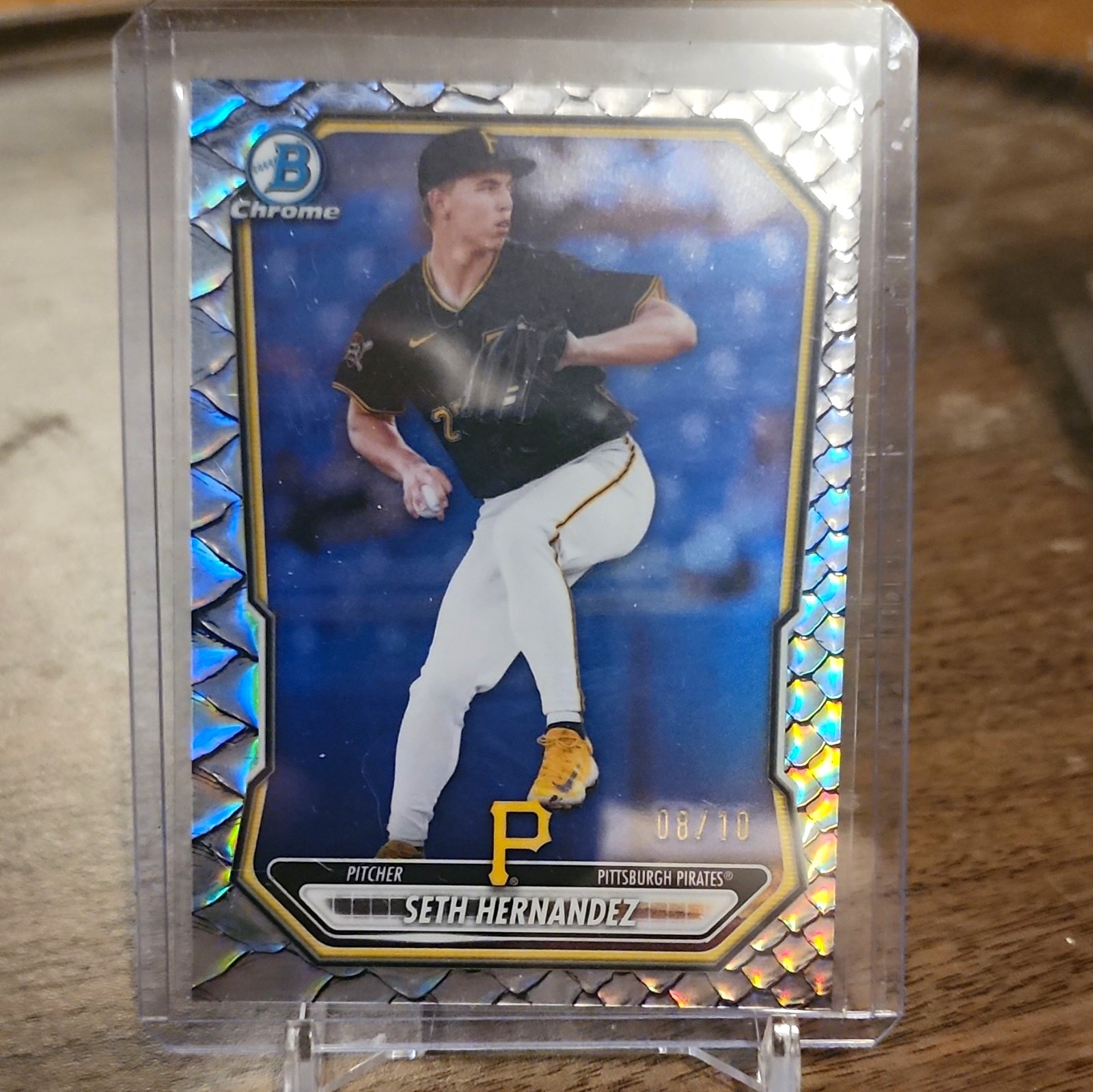 Bowman 2026 Bowman Chrome Prospects Seth Hernandez BCP-238 08/10 Pirates