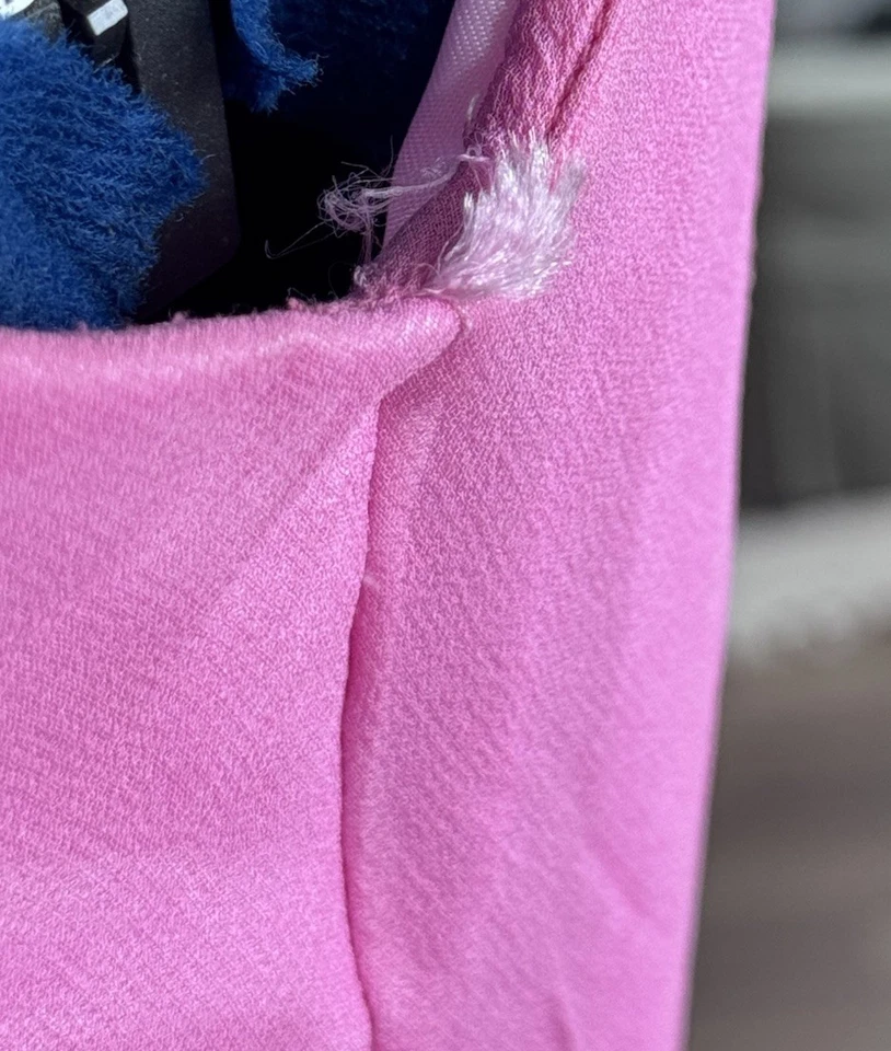 Y2K Vintage SCALA Pink Beaded Enchanted Fairy Whimsical Sequin Formal Prom Dress - Image 4 of 4