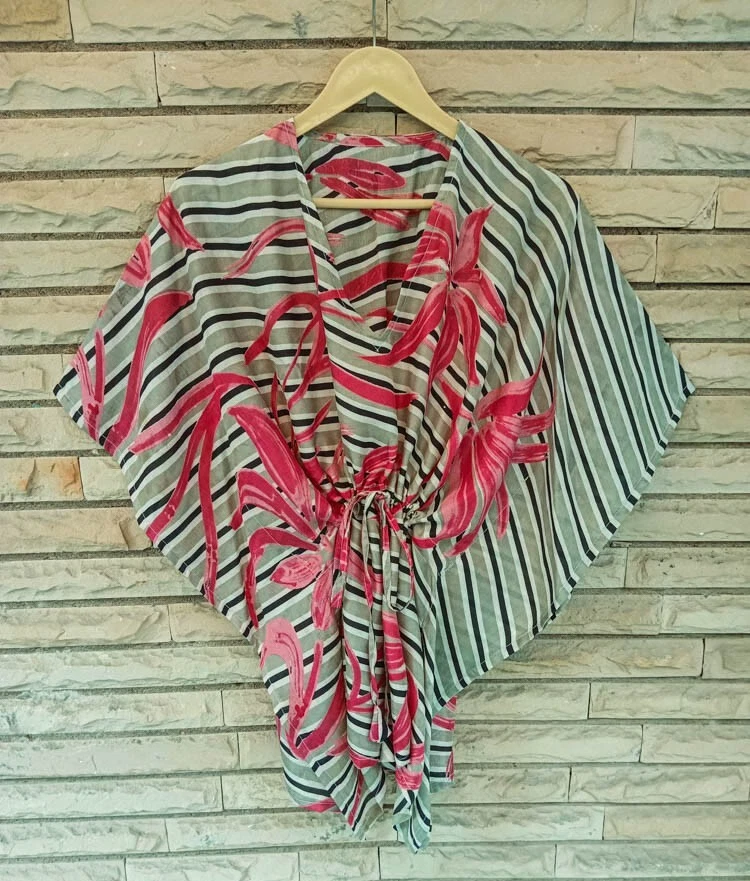 Blusa Da Donna Collo A V Manica A Strati Con Volant Grafica Floreale Bohemia Vintage Quotidiana Manica 3 4 Top Regolari Abbigliamento Da Vacanza P15406288