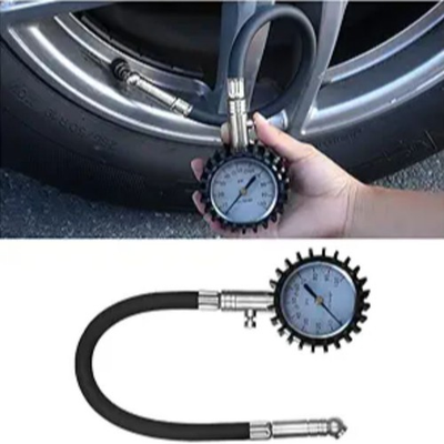 #ad Car Tire Pressure Gauge 0 100 PSI Vehicle Air Pressure Gauge Accurate with La $11.99