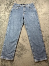 Vintage Nautica Jeans Company Jeans Mens 36x34 Blue Made in USA Baggy 90s