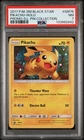 2017 POKEMON SM PROMO SHINING LEGENDS PIN COLLECTION PIKACHU-HOLO PSA 7
