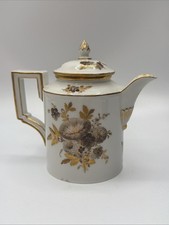 Antique 18thC Fuerstenberg Porcelain Small Tea & Coffee Pot s Porzellan Kanne #3