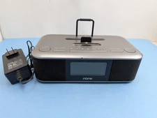 iHome iDL100 Lightning Dock Triple Charging FM Clock Radio w/ USB Charge & Play