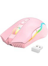 Wireless Gaming Mouse RGB Lightning 6 Gear DPI with USB Receiver Rechargeable