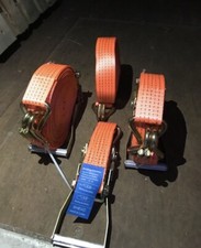 10 Spanngurte mit Ratsche 10x 10 Meter für den privaten Gebrauch.