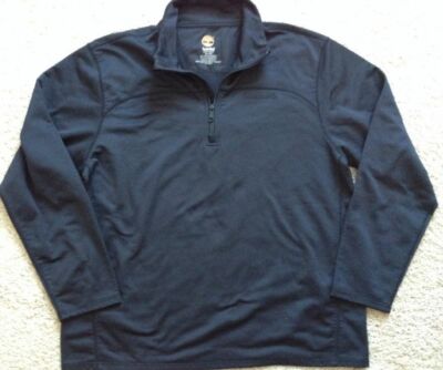 Timberland ~ Polar Zip-Neck Men's Size Medium Performance Pullover $70 NWT
