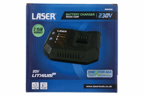 Laser Tools 8008 Mains Battery Charger For Laser 8007 230V 4A with UK Plug TSP3 - Picture 12 of 12