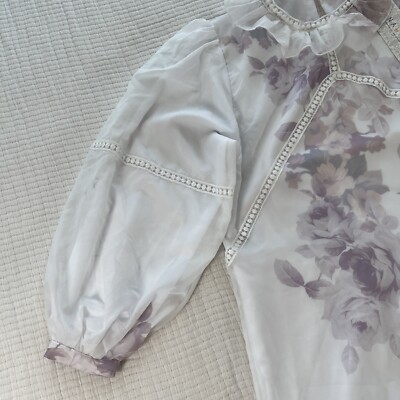 annah hariri silk flower dress Annah hariri top bell