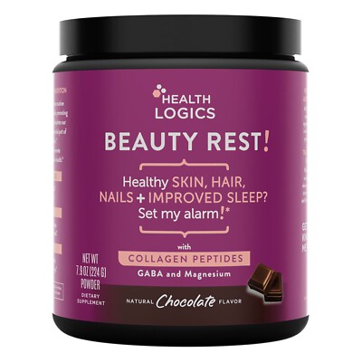 Health Logics Beauty Rest, Collagen Peptides Powder, Non-Habit Forming Sleep Aid