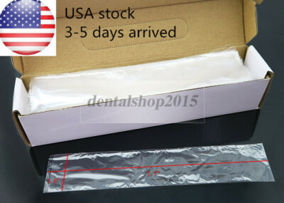 500pcs dental Digital X-ray Sensor Sleeve protect covers 1.6 X 7.7 clear plastic