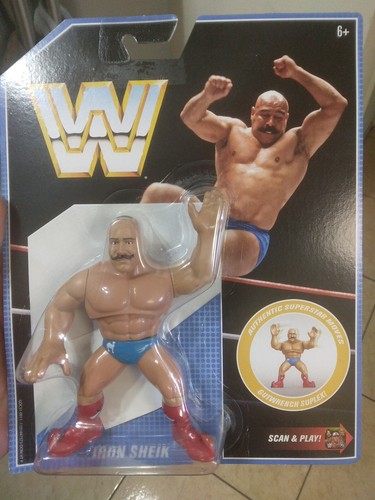 WWE WRESTLING RETRO SERIES IRON SHEIK SUPERSTAR WR...
