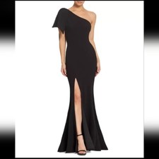 New Dress The Population Black Georgina Bodycon Formal Black Tie Mermaid Gown
