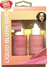 Beauty Concepts Liquid Blush Duo * ROSE & PEONY *