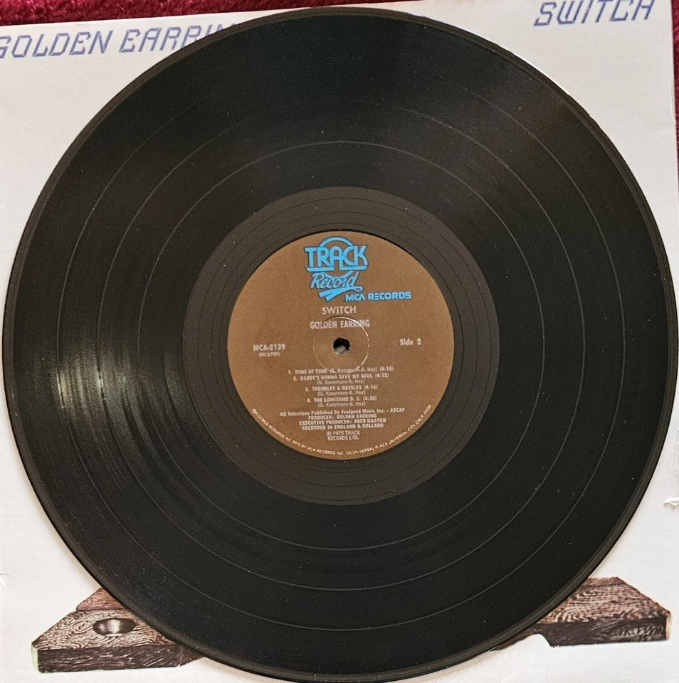 EX++ VINYL./SLEEVE GOLDEN EARRING "SWITCH" 1975 WONDERFUL CONDITION! CLEAN!  - Image 3 of 4