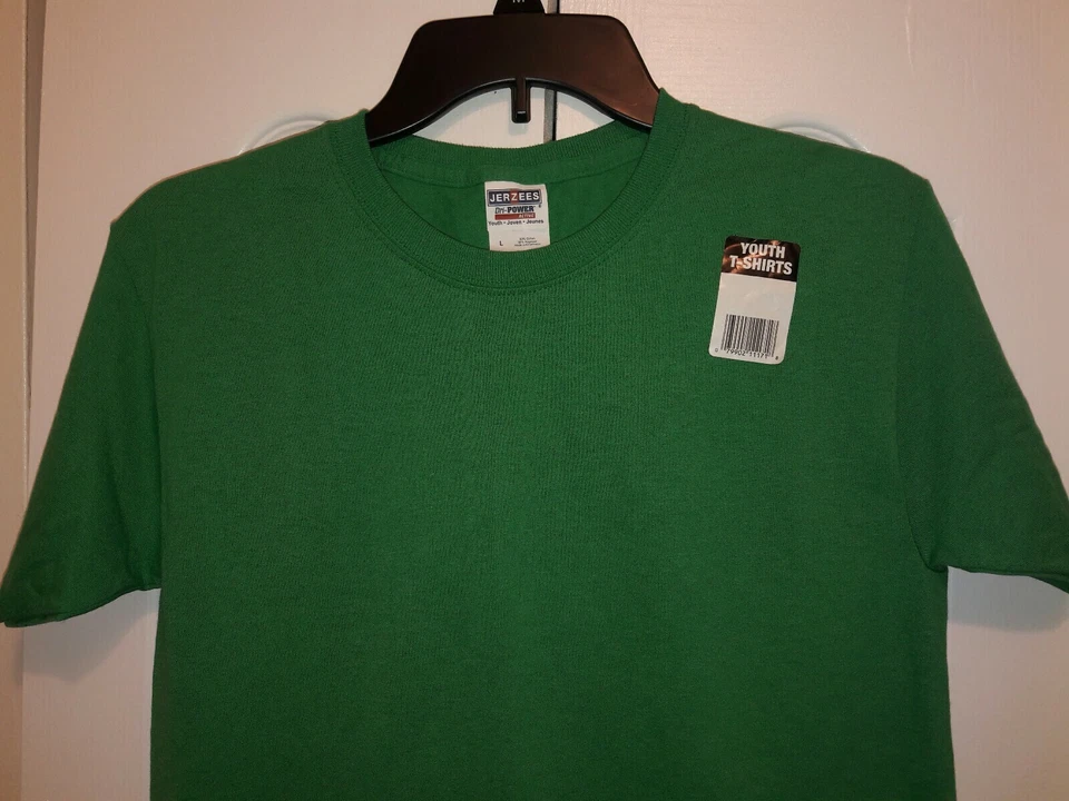 Camiseta Jerzees Youth Dri-Power 50/50 Algodón/Poliéster Niños Talla L Foto 3 de 4