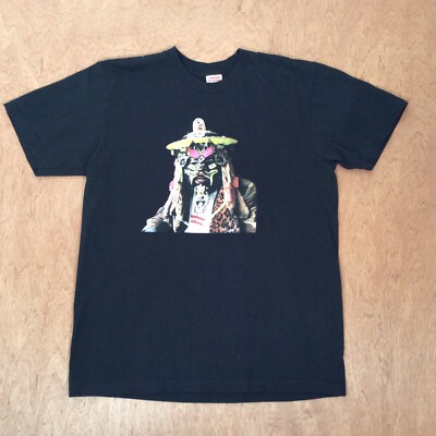 SUPREME Rammellzee T-shirt MEDIUM SHORT SLEEVE BLACK COTTON