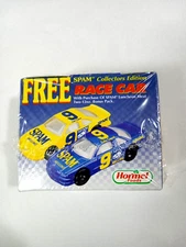 Vintage Spam Race Car Blue/Yellow Lettering 1995 NIB