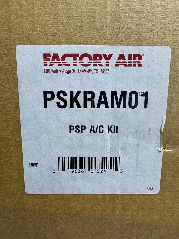 Kit de aire de fábrica PSKRAM01 Dodge RAM PSP con embrague de ventilador con compresor nuevo Foto 4 de 4