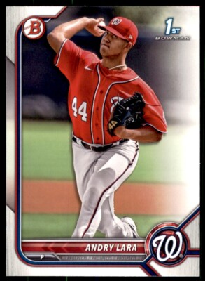 Andry Lara 2022 Bowman Prospects Rookie 1st Card RC #BP-70 Washington Nationals