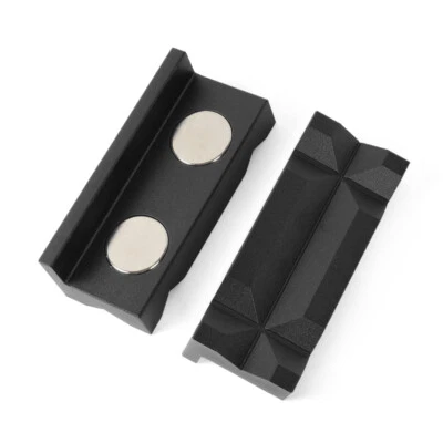 BATU 1Pair 4"100mm Universal Vise Soft Jaws Vice Jaw Magnetic Reversible Pads