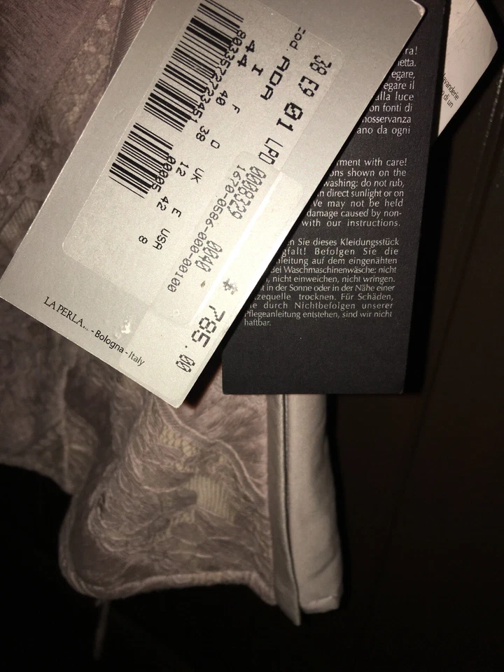 Corsé Bustier La Perla con cordones talla 44 nuevo auténtico $785 Foto 4 de 4