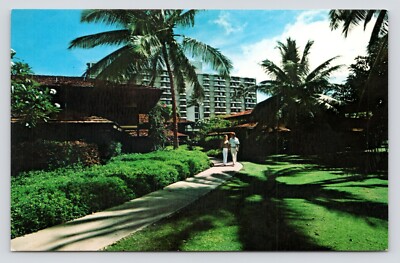 Royal Lahaina Resort Kaanapali Beach Maui Hawaii Vintage Unposted Postcard White