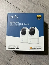 eufy Security 2K Smart IP Camera Pan&Tilt Cam Wi-Fi Baby Monitor Human & Pet AI