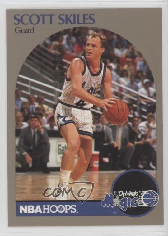 1990-91 NBA Hoops 100 Superstars Scott Skiles #70 e5r