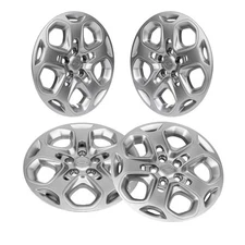 4PC Hubcaps Fits Ford Fusion 17" Chrome ABS Replacement Wheel Rim Cover