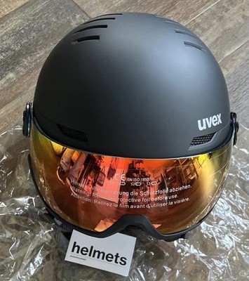 uvex Wanted Adjustable Ski Snowboard Helmet W/Integrated Visor