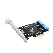 Desktop computer pci-e to usb3.0 extended self-powered rear dual 20PIN interface