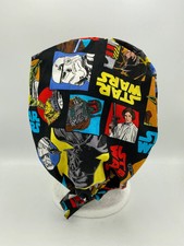 Surgical Scrub Hat for Women's Tieback - Star Wars