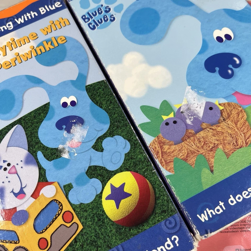 Blue's Clues VHS Lot Of 5 Vintage Steve Children’s Educational ABC Pariwinkle - Image 3 of 4