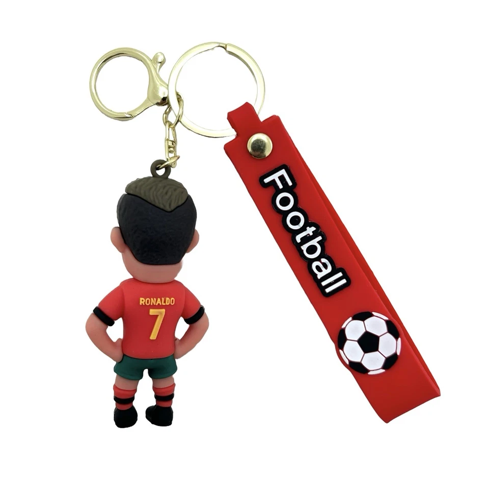 Cristiano Ronaldo Keychain Portugal #7 Soccer Football Star CR7 Kids Adults - Image 2 of 4
