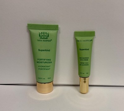 Tata Harper Superkind Bio Barrier Eye 0.1 oz & Fortifying Moisturizer 0.33 oz