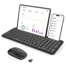 seenda Bluetooth Keyboard and Mouse for iPad, CTU-301 Wireless Multi-Device C...