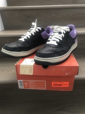 Nike Air Force 1 Low Insideout Black Purple Iris 312486-003 Authentic | Size 10