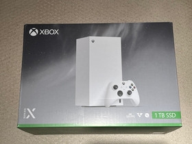 Microsoft Xbox Series X White 1TB Digital Console with Extra Black Controller