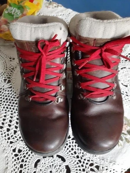 Men Timberland Boots Brown Leather 42 #NY1T