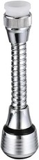 Silver Faucet Sprayer Extension, Faucet Extension Tube, 360 Degree Rotation