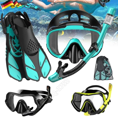 Schnorchelset Erwachsene . Panorama Taucherbrille S/XL Set - Bild 1 von 4