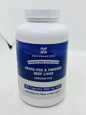 Zen Principle Ultra-Pure Desiccated Beef Liver, Grass-Fed, Pasture-Raised Cows.