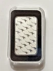 1 oz Australia Perth Mint .9999 Fine Silver Kangaroo Bar in Capsule