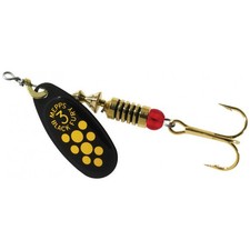 Mepps Aglia Black Fury Paletta Nero/Giallo Cucchiaino Pesca Trota