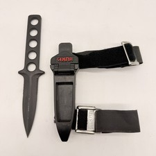 Vintage 70’s TEKNA Stainless Steel Dive Knife & Sheath Made In Japan